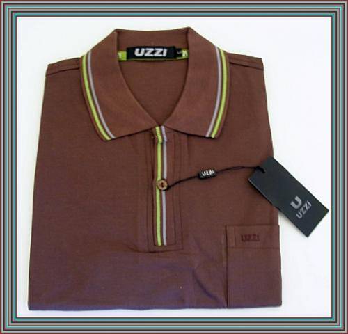 MENS UZZI GOLF SHIRT - SIZE : LARGE