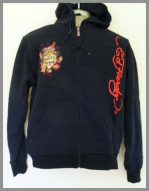 ED HARDY HOODIE JACKET - X- LARGE
