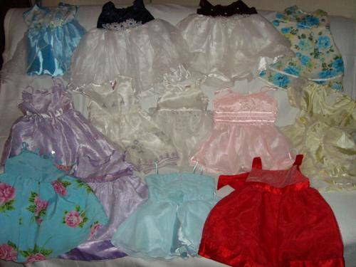 13X BABY GIRL DRESSES ~ FROM 0 - 12 MONTHS