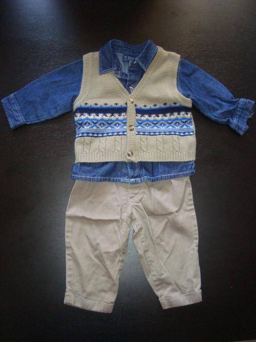 Boys Fancy 3 piece Set - 6-12 Months