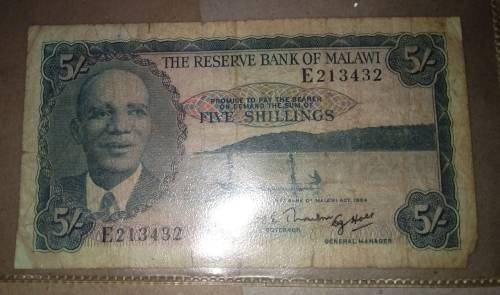 Malawi five schillings