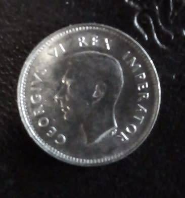 1946 three pence South Africa