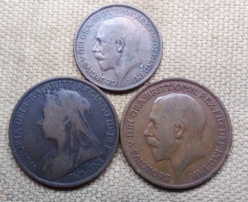 British coins x3