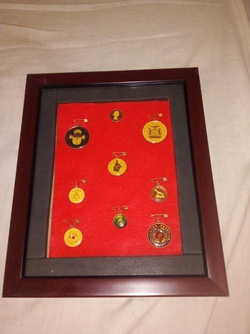 Rhodesia coin pendants