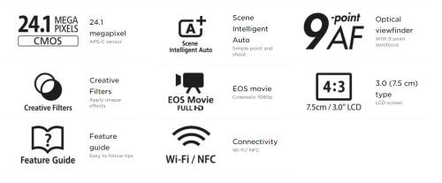 CANON EOS 2000D - Starter kit