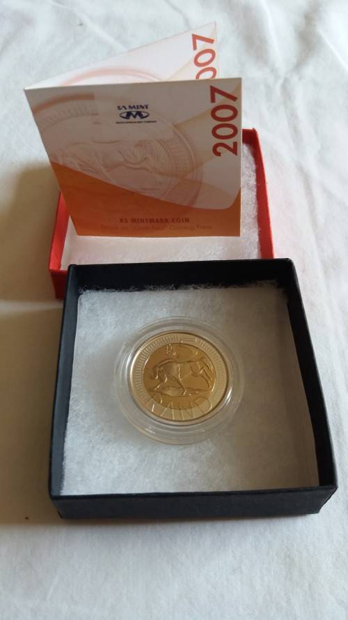 2007 Oom Paul R5 Mintmark Coin