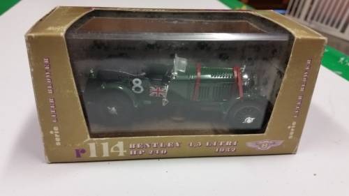 BRUMM SERIE ORO - 1932 BENTLEY 4.5 LITRE BLOWER - NUMBER 8 - MODEL - 1/43 SCALE