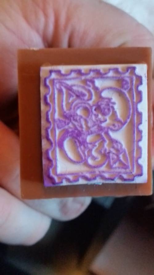 SCHEICH MODEL 54401 - SMURF STAMP - POSTMAN SMURF - MINT IN BOX