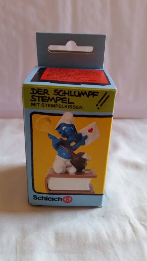 SCHEICH MODEL 54401 - SMURF STAMP - POSTMAN SMURF - MINT IN BOX