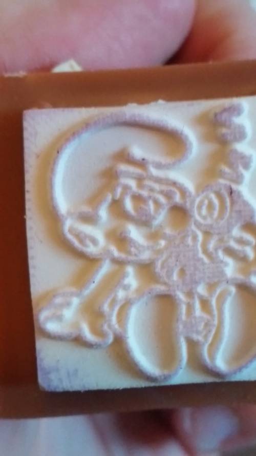 SCHEICH MODEL 54404 - SMURF STAMP -TELEPHONE SMURF - MINT IN BOX