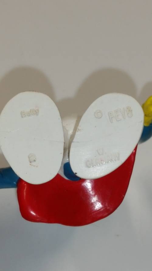 1980 SCHLEICH 20114 - MAGICIAN SMURF  - SCHLEICH PEYO / BULLY  - MADE IN WEST GERMANY