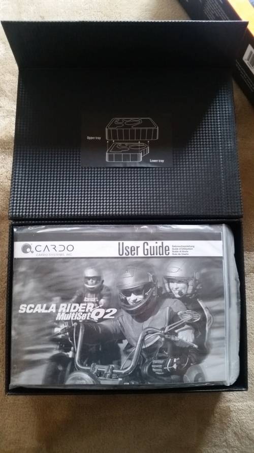 SCALA RIDER MULTISET Q2 EXTRA LONG MICROPHONE - BIKE TO BIKE INTERCOM  - UPTO 500m