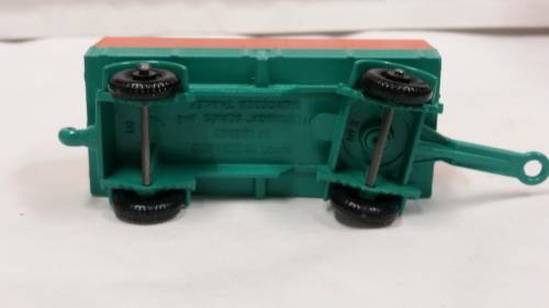 1965 - MATCHBOX LESNEY - SERIES 2 - MERCEDES BENZ TRAILER - MINT IN BOX AND LOOSE TRAILER