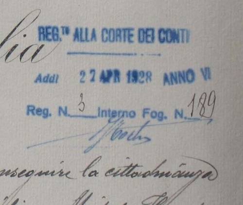 MUSSOLINI & KING EMANUELE AUTOGRAPHS PRE WW 2 1928 DOCUMENT RARE 2 SIGNATURES
