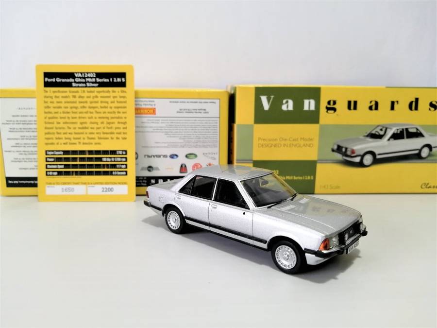 Ford Granada Diecast Vanguards Ghia Mk 2 Strato Silver Scale 1/43