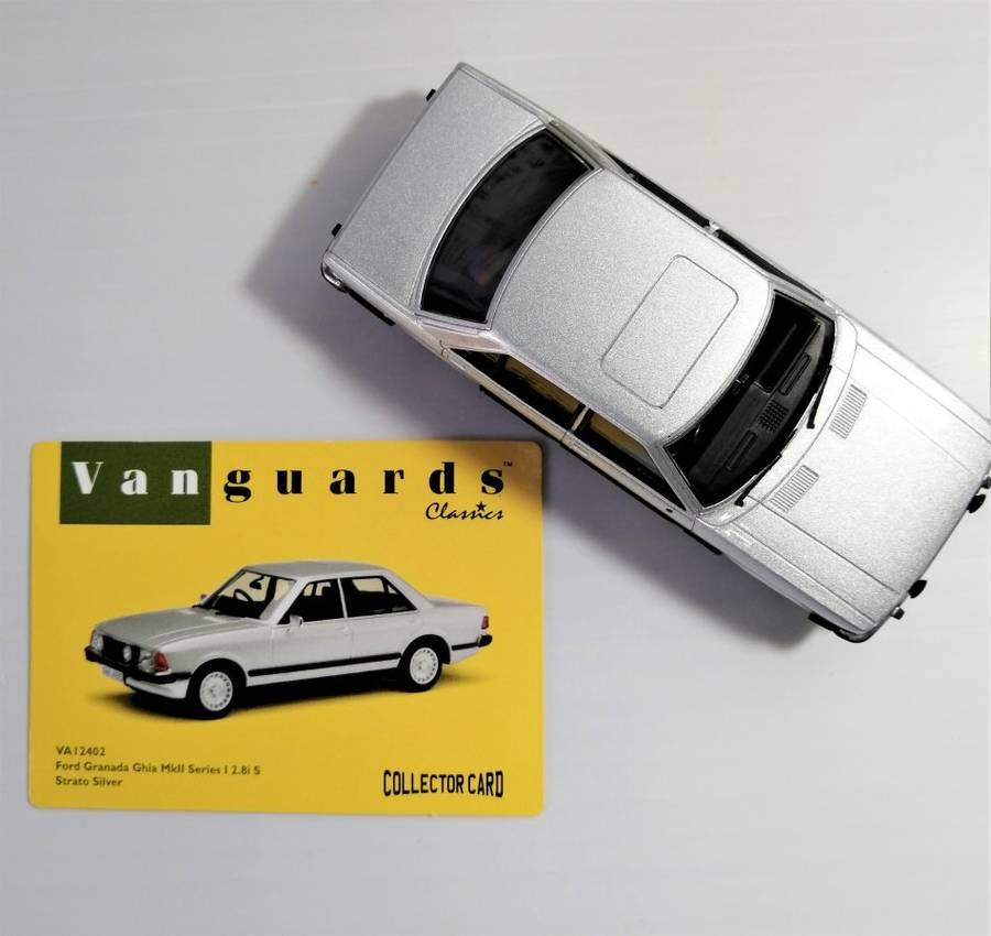 Ford Granada Diecast Vanguards Ghia Mk 2 Strato Silver Scale 1/43