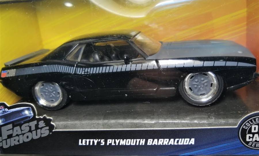 Fast and Furious Diecast Lettys 1970 Plymouth Barracuda Scale 1/32 JADA