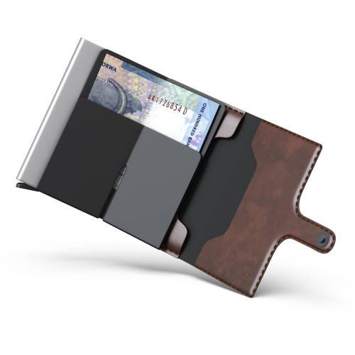 Wallet Junkie Credit Card Pop Up Wallet - Carbon Fiber