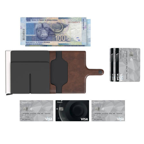 Wallet Junkie Credit Card Pop Up Wallet - Carbon Fiber