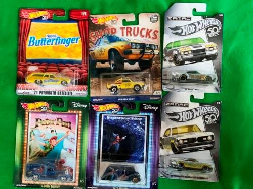 HOT WHEELS X 6 MIXED LOT.