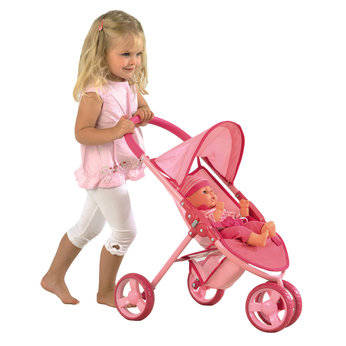"YOU AND ME" 3 WHEEL JOGGER PLUS FREE BATTERY OPERATED DOLL !