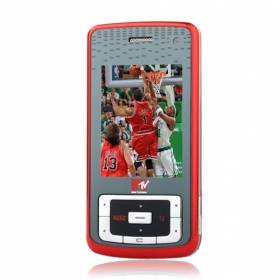 MTV 3.3, JAVA, Dual Mode, Bluetooth, Slide, 3G, WCDMA Cell Phone Red (FREE 2GB Memory Card)
