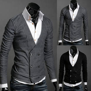 R599*** New Arrival !! Men three colour to choose/ one piece coat