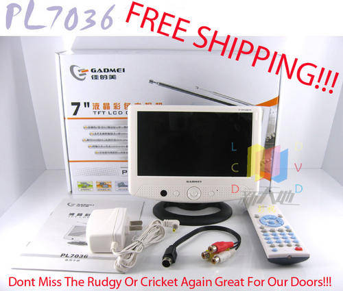 7-inch small PL7036 12V LCD TV/PAL/NTCS/SECAM