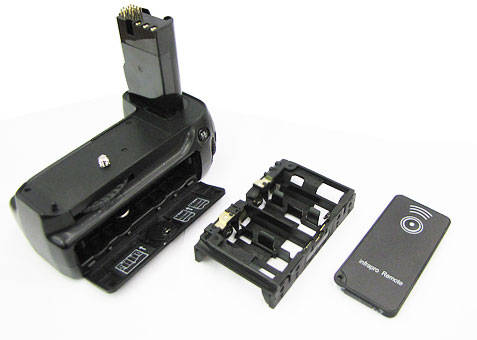 NEW! Battery Grip for NIKON D80 D90 Cameras w/ IR Remote Controller AS MB-D80 B7S