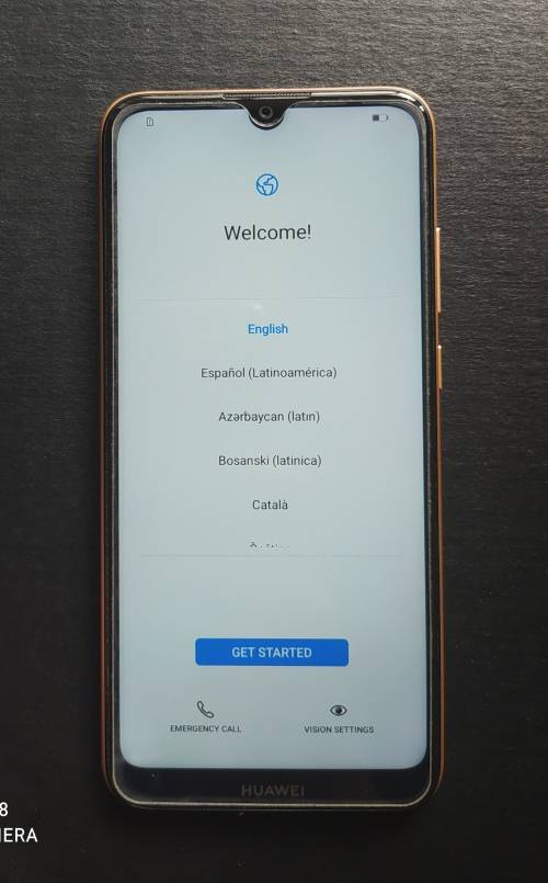 DEMO MODEL DUAL-SIM HAUWEI Y6 (2019) MODEL SMARTPHONE WITH TEMPERED GLASS SCREEN PROTECTOR and COVER