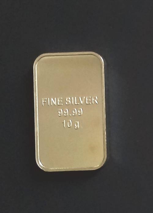 99.99% SILVER BULLION 10 GRAM BARS