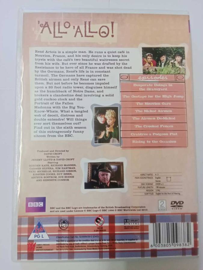 `Allo `Allo BBC comedy series