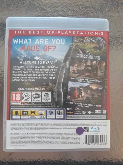 Farcry 3 & 4 Ps3