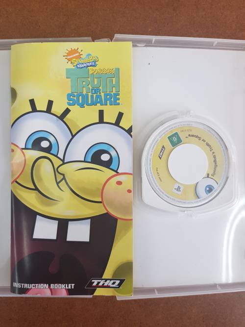 Spongebob Squarepants Truth or Square- Complete- PsP