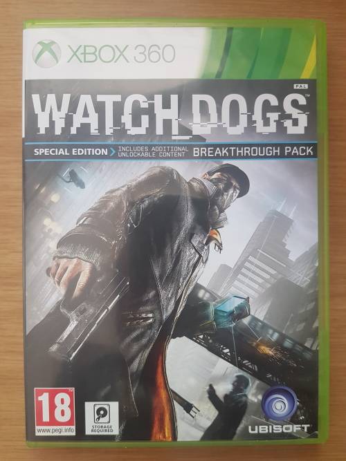 Watchdogs (Special Ed.)- Xbox 360- Complete