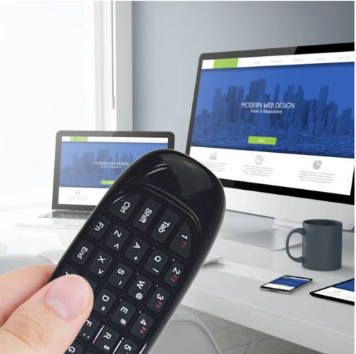 2.4GHz Rechargeable Wireless Fly Air Mini Mouse Keyboard Remote Control for Android Windows