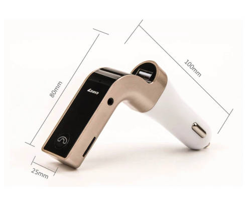 USB Car Charger Wireless Bluetooth FM Transmitter Hands Free Kit Music MP3 Player Support TF Card