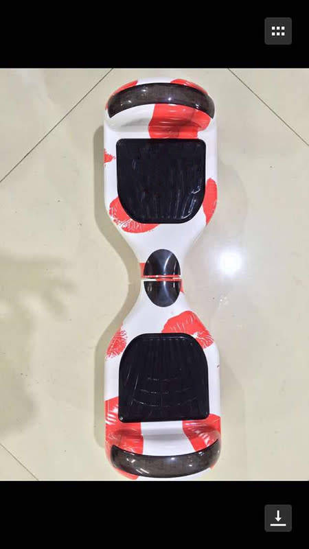 6.5" HOVERBOARD, TWO WHEEL BALANCING  WITH LED LIGHTS, AND BLUETOOTH