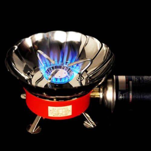 Heartte Portable Collapsible Windproof Backpacking Gas Camping Stove (K-203)