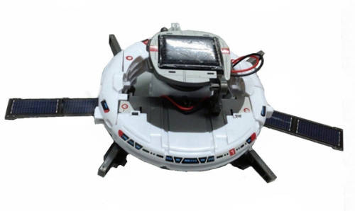 7 In 1 Solar Power Space Fleet Pattern Building Block Assembling DIY