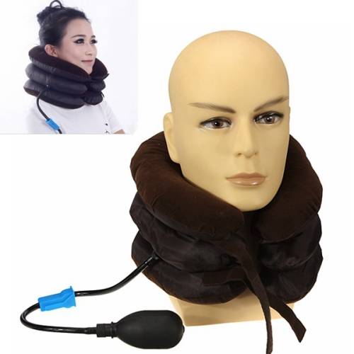 Air Cervical Neck Traction Soft Brace for Headache Head Back Shoulder Neck Pain