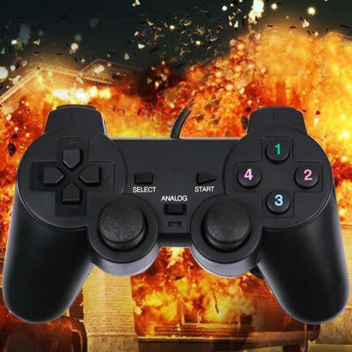 PC Wired USB 2.0 Gamepad Game Controller Joypad Joystick for Computer Laptop New