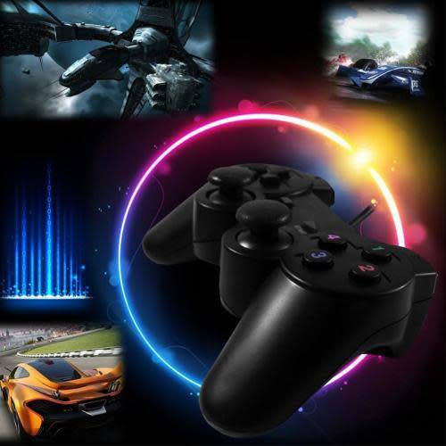 PC Wired USB 2.0 Gamepad Game Controller Joypad Joystick for Computer Laptop New