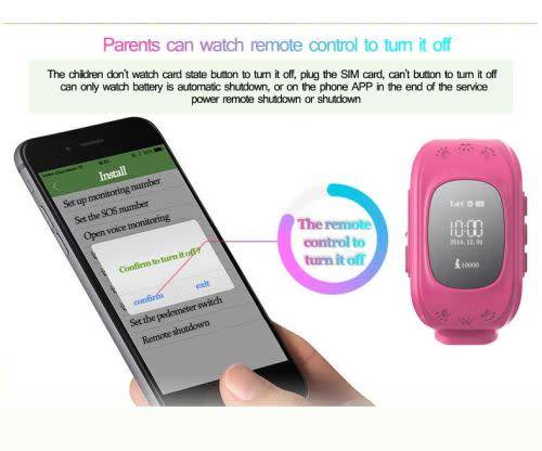 Smart Children Kid Safe GPS Tracker Watch Wrist watch SOS Anti-Lost for Children