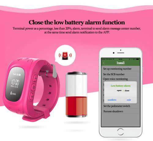 Smart Children Kid Safe GPS Tracker Watch Wrist watch SOS Anti-Lost for Children