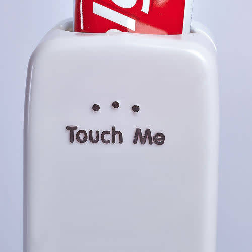 Automatic Toothpaste Dispenser + 5 Toothbrush Holder Stand Wall Mounted Bathroom