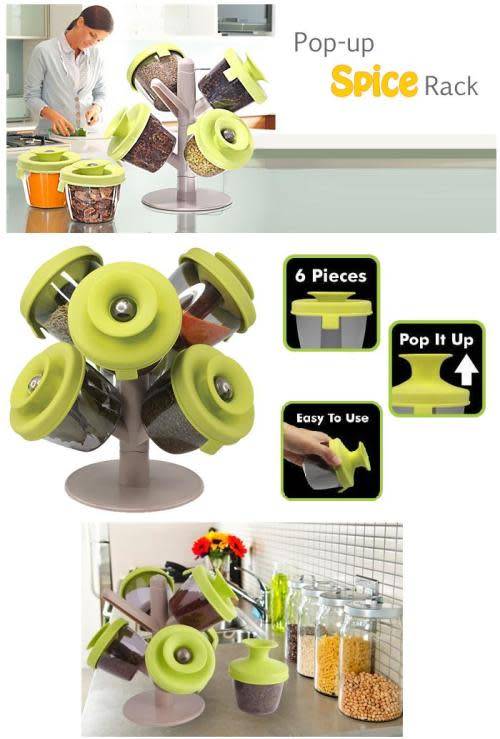 Pop up Spice Rack Organizer