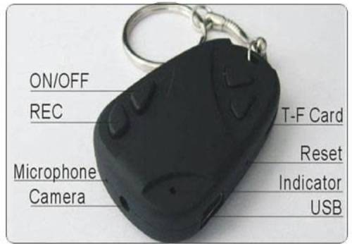 Mini Car Key Chain DV Spy Camera Hidden DVR Cam Video Recorder Camcorder HD