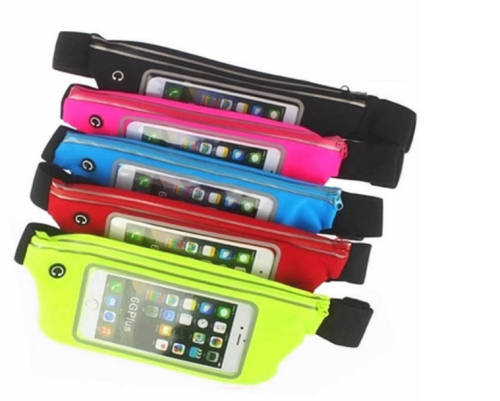 Outdoor Sports Running Belt With Smartphone Pocket Weatherproof Waist Pack