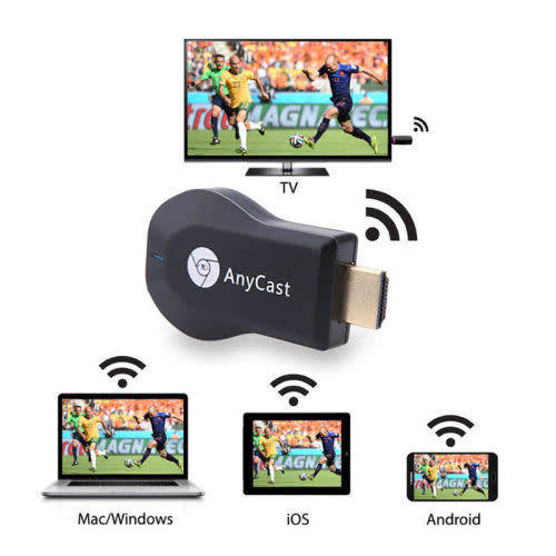 AnyCast M4 Plus WiFi Display Dongle Receiver Airplay Miracast HDMI TV DLNA 1080P